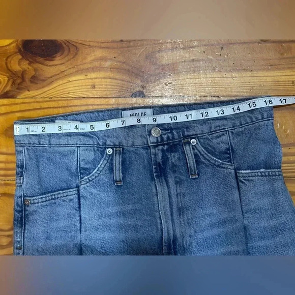 AGOLDE Reworked 90’s Belted Denim Jean in Women’s Sz 26 - Picture 8 of 8